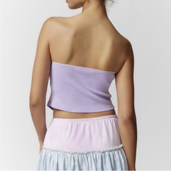 Urban Outfitters | Urban Outfitters strapless purple tank top - Picture 2 of 2